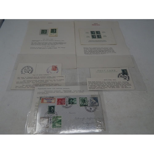 249V - Quantity of WWII Hitler Stamps etc