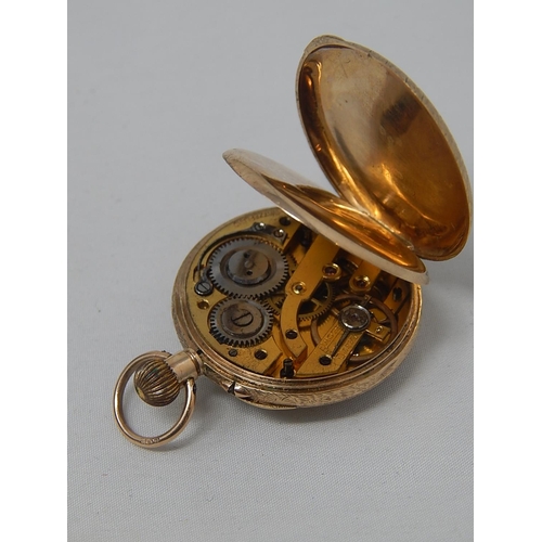 73 - Gold pocket watch, and another pocket watch