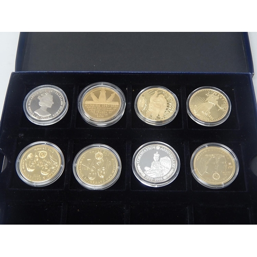 81 - Collection of 8 x Modern Proof Coins housed in collectors case