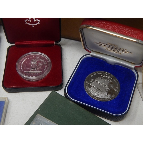 92 - Victoria Medal with Ribbon 1837; Edward VII Medal; Discovery of Samoa Medal in case; Cutty Sark Meda... 