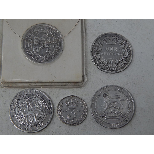 98 - George III Silver Shilling 1816; William IV Silver Shilling 1834; Victoria Silver Shilling 1899; Edw... 