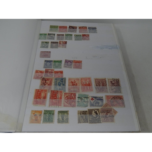 108 - 2 x large stockbooks crammed full of stamps
