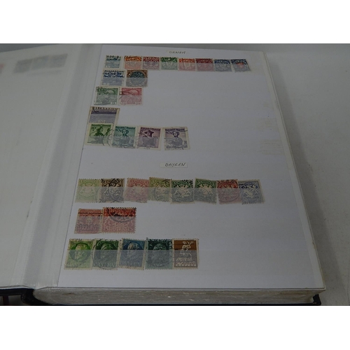 108 - 2 x large stockbooks crammed full of stamps