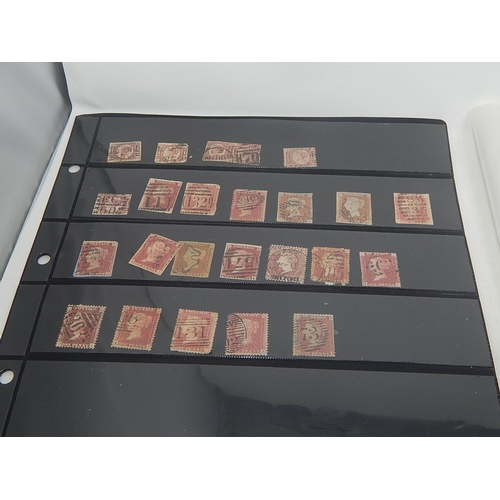 129 - A Large Collection of Victorian Postage Stamps housed on vintage album pages and a Hagner Sheet, inc... 