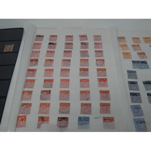 129 - A Large Collection of Victorian Postage Stamps housed on vintage album pages and a Hagner Sheet, inc... 