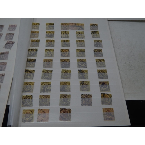 129 - A Large Collection of Victorian Postage Stamps housed on vintage album pages and a Hagner Sheet, inc... 