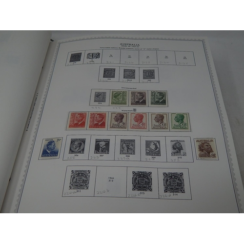 130 - British Oceania stamp collection housed in thick Minkus album, many sets and ranges in mostly Mint c... 