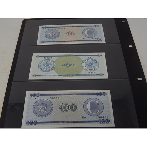 140 - CUBA Foreign Exchange Certificates Series C,  Uncirculated (catalogue £265)