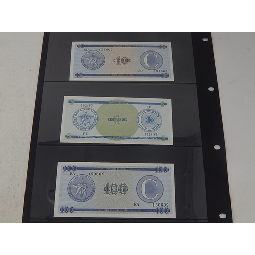 140 - CUBA Foreign Exchange Certificates Series C,  Uncirculated (catalogue £265)