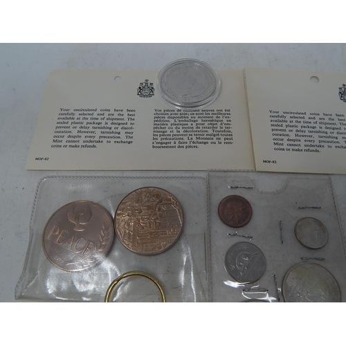 147 - Canada 1963, 1964, and 1967 Uncirculated sets all including Silver Dollars and COAs;  Uncirculated S... 