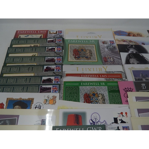 167 - a collection of limited edition First Day Covers to include Enid Blighton; Queen Mother; Great Named... 