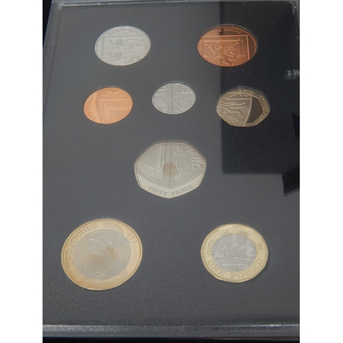 179 - The 2017 United Kingdom Proof Coin Set Collector Edition in Royal Mint Treasure for Life case of iss... 