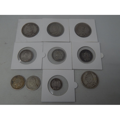 266F - Queen Victoria Silver Florins etc (10)