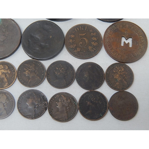 266W - c18th & c19th Copper Coinage.