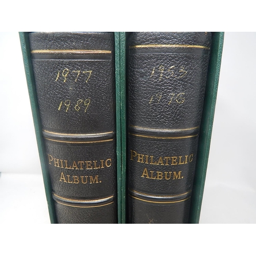 266X - GB - c1953-1989 unmounted mint collection in a pair of Large Philatelic Albums + slipcases. Fairly c... 