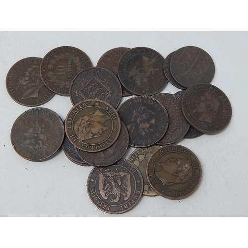 33 - Italy 10 Centimes 1867; Jersey 1/13 of aShilling 1871; France 12D 1791, 1794; France 10c 1856; Spain... 
