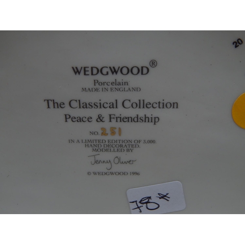 78 - Wedgewood - Peace & Friendship Figure