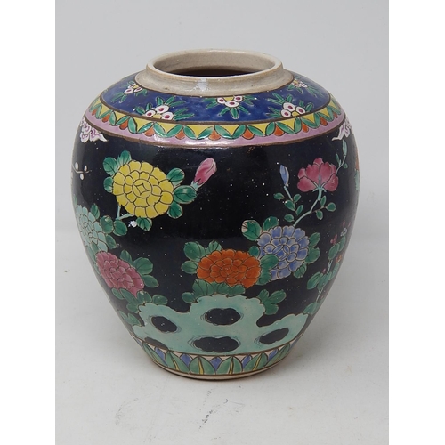 134 - Painted Oriental Pot