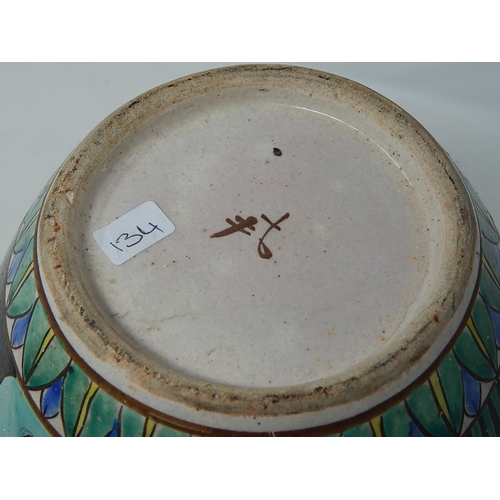 134 - Painted Oriental Pot