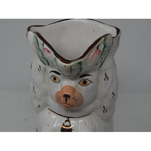 191 - Staffordshire Wally Dog Jug