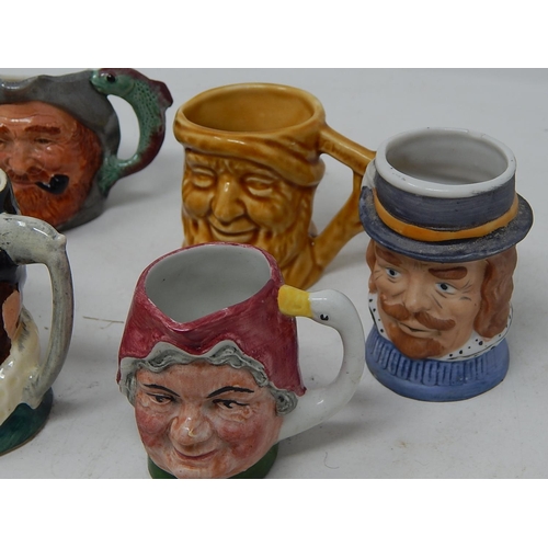 192 - Selection of miniature Toby Jugs