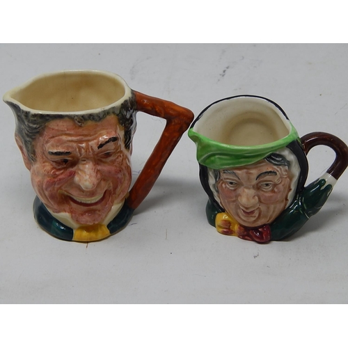 194 - Selction of miniature Toby Jugs