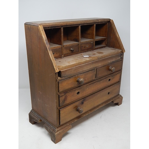 341 - Small wooden desk bureau