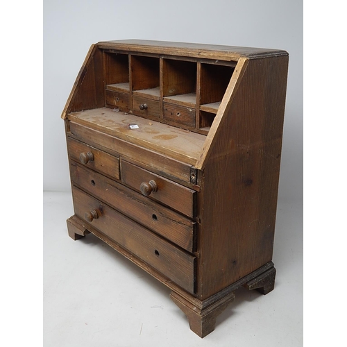 341 - Small wooden desk bureau