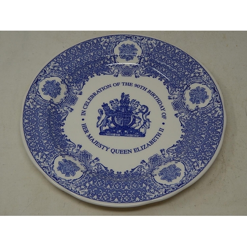 419 - Spode - Queens 90th Birthday Plate