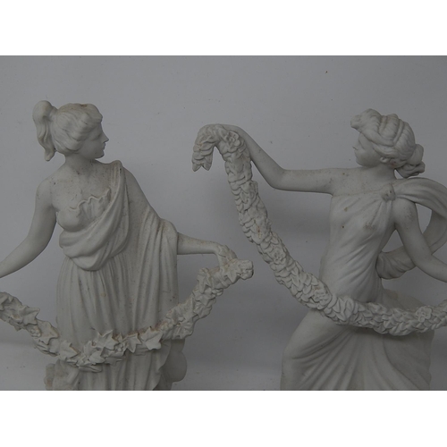 487 - X2 Wedgewood Goddess Figures