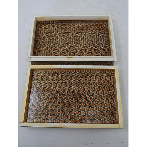 500 - Oriental Pictorial Jewellery Box