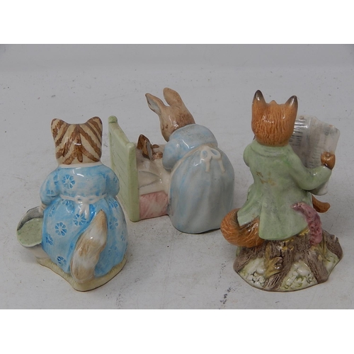 511 - X3 Royal Albert Figures - Foxy/Peter/Ribby