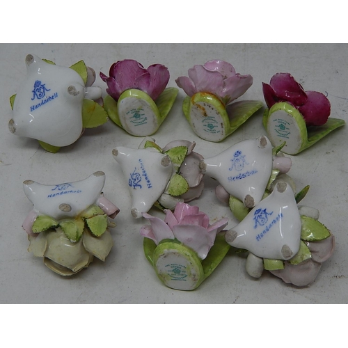 528 - X9 Rose Ornaments (Small)