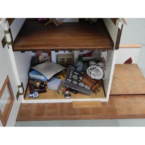 569 - Dolls House with furniture