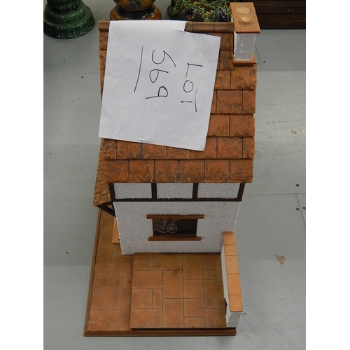 569 - Dolls House with furniture