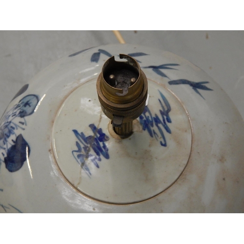 574 - Glazed Lamp Base