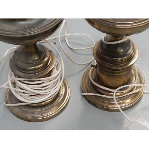 575 - X2 Matching Brass Lamp Bases