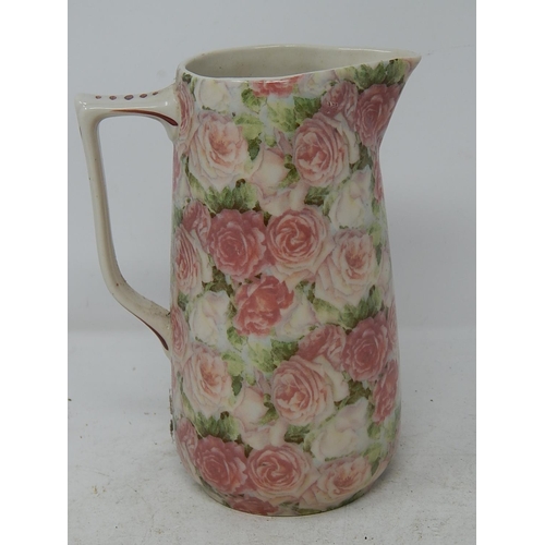 653 - Small Floral Jug