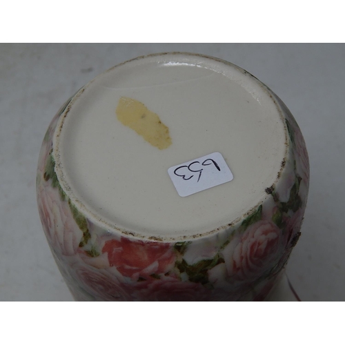 653 - Small Floral Jug