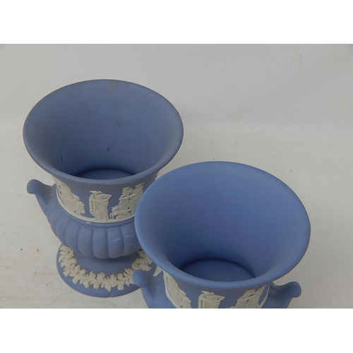 679 - Wedgwood Small matching Urns