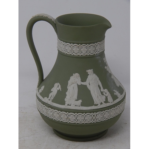 686 - Wedgwood Green Jug