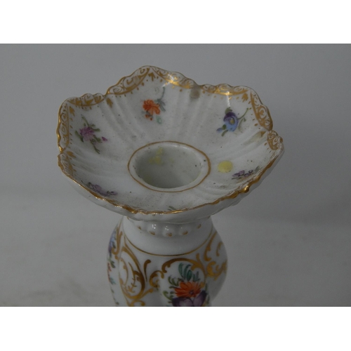 717 - Crown Pottery Candle Stick