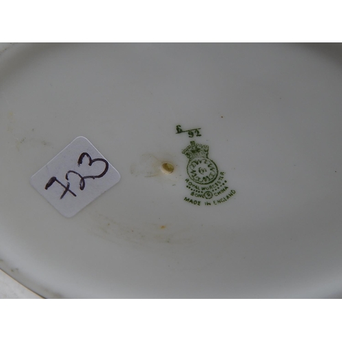 723 - Royal Worcester Fish Dish