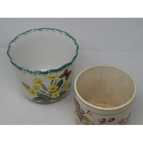 726 - X2 Floral Pots