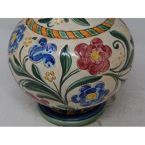 748 - Hand Painted Lamp Base