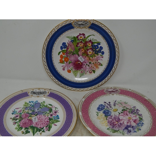 795 - X5 Chelsea Flower Show Plates - various years