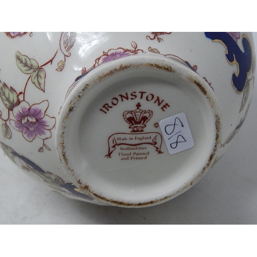 818 - Ironstone Vase, Chipped edge