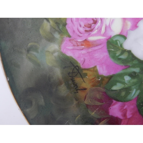 826 - X2 Large Decorative Rose Plates