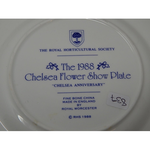 837 - 1988 and 1993 Chelsea Flower Show Plates