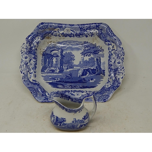 847 - Spode Dish & Jug